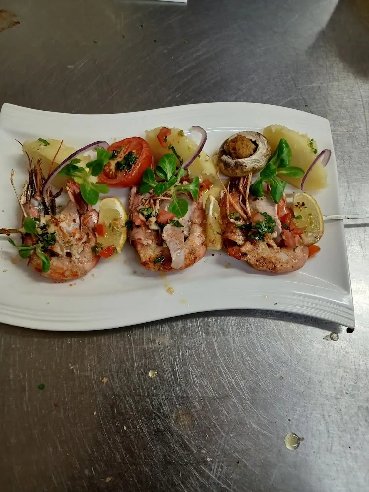Brochette de Gambas